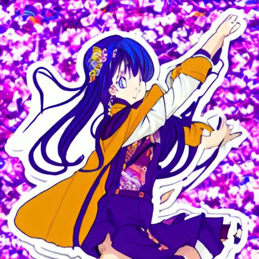 Image similar to Euphoric anime png sticker