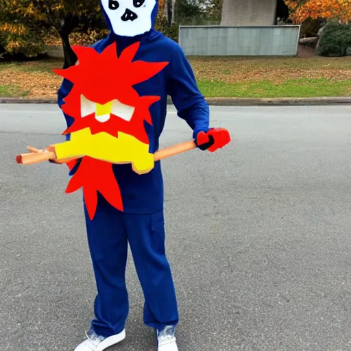 Image similar to fall guys ichigo character costume