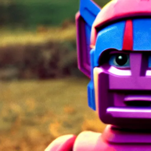 Image similar to Optimus Prime on the teletubbies, 4k