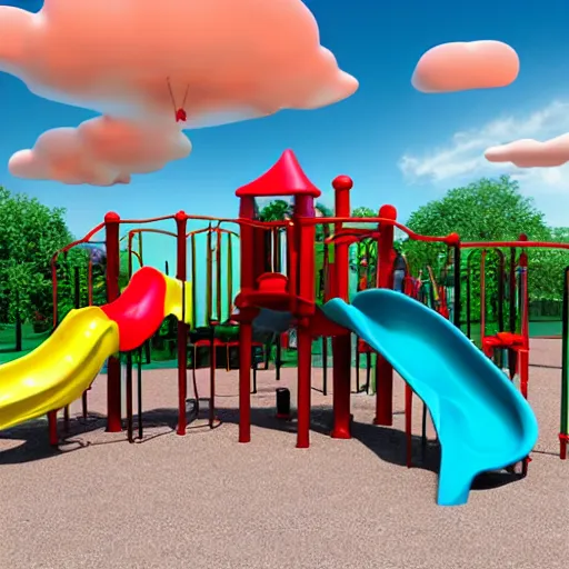 Image similar to 4 dimensional playground