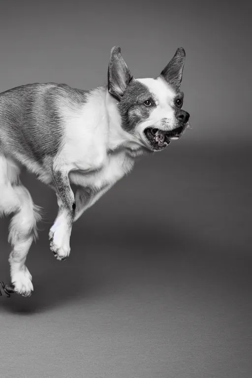 Image similar to funny dog tries to catch its own tail. realistic, refined, detailed, cinematic lighting, unreal engine, 8 k, hd extremely detailed. 4 k. award winning. ultra realistic photo.