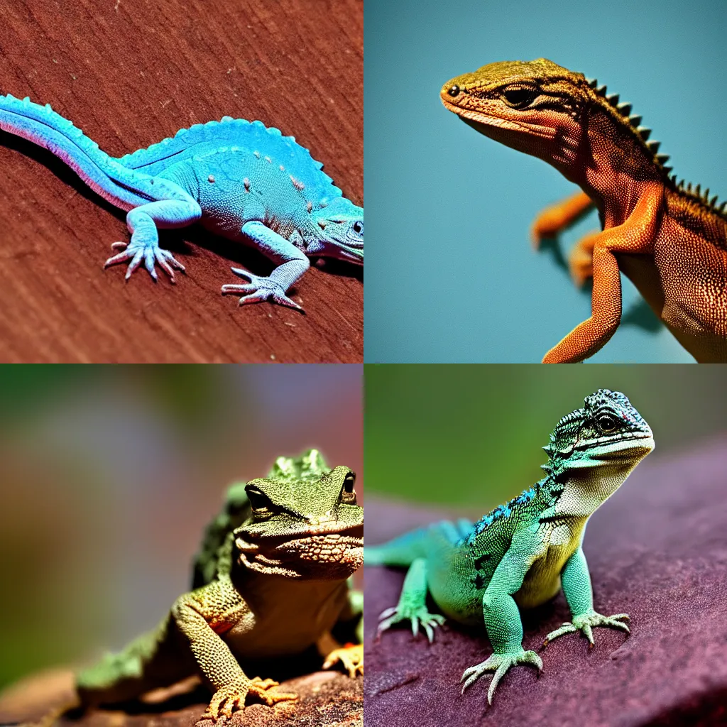 Prompt: cute eublifar lizard, photo realistic, cinematic, 4 k
