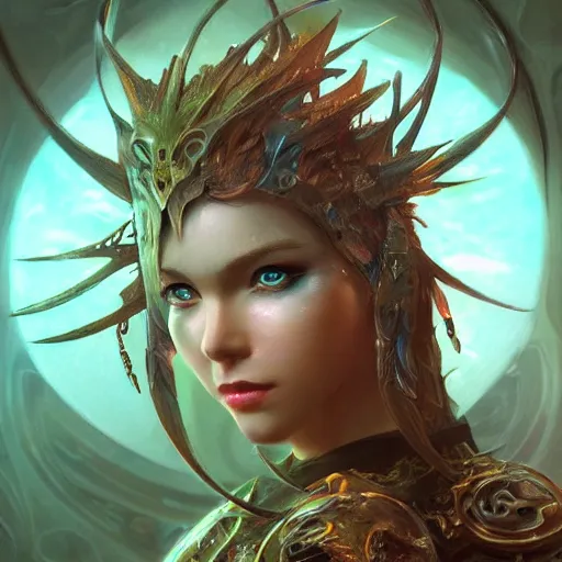 Prompt: cinematic, hyperdetailed elegant beautiful stunning oracle, octane, fantasy art style