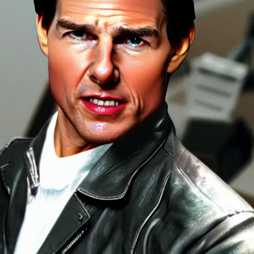 Image similar to tom cruise starring in faceoff