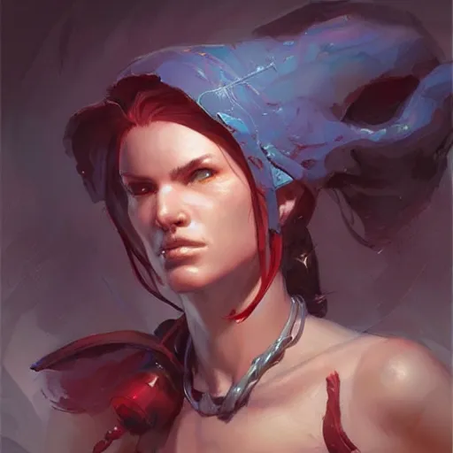 Prompt: a beautiful artwork of a nord woman, by raymond swanland and jesper ejsing, featured on art station, lighting study, concept art