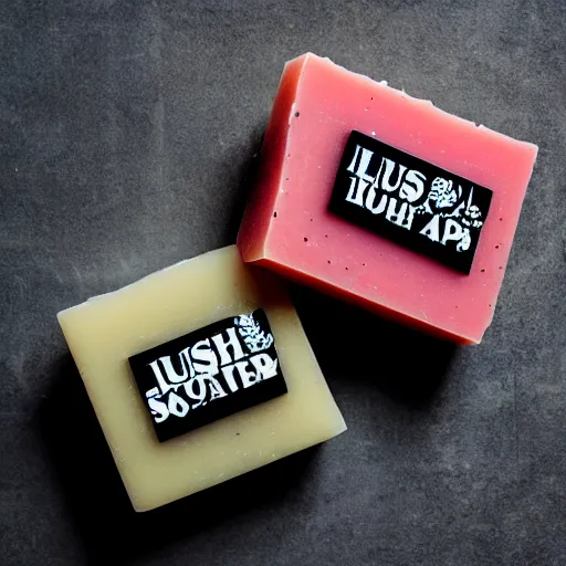 Prompt: lush soap