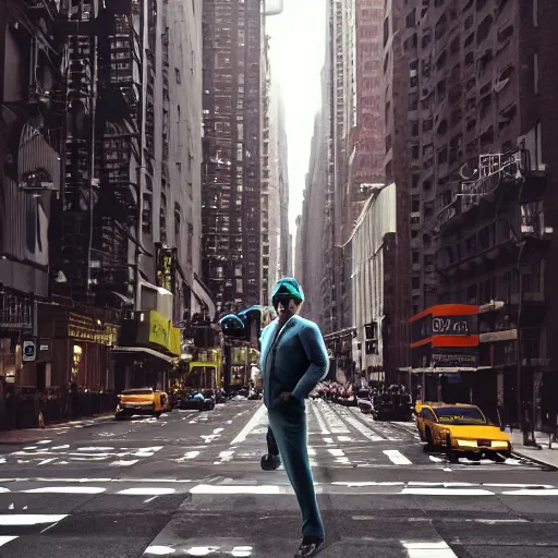 Prompt: hyperrealistic dslr film still of waluigi in nyc, stunning 8 k octane comprehensive 3 d render, inspired by istvan sandorfi & greg rutkowski & unreal engine, perfect symmetry, dim volumetric cinematic lighting, extremely hyper - detailed, extremely lifelike attributes & texture, intricate, masterpiece, artstation, stunning