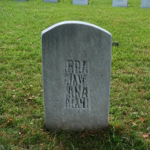 Prompt: a gravestone that looks like a cannabis leaf