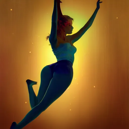 Prompt: A beautiful pole-dancing fairie, cinematic lighting, soft bokeh, fantasy, modern, colourful, highly detailed, digital painting, artstation, deviantart, concept art, sharp focus, illustration, by Edward Hopper and Rene Magritte