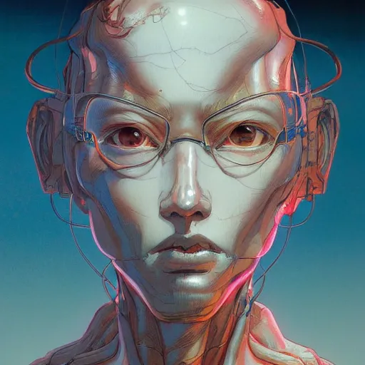 Image similar to prompt : doomer portrait soft light painted by james jean and katsuhiro otomo and erik jones, inspired by akira anime, smooth face feature, intricate oil painting, high detail illustration, sharp high detail, manga and anime 1 9 9 9