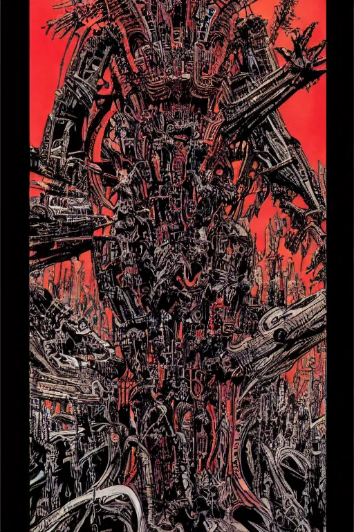 Image similar to hell by Philippe Druillet