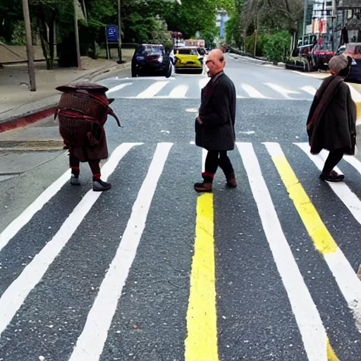 Image similar to hobbits crosswalk beetles