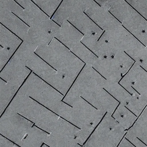 Image similar to concrete pavement albedo texture, top - down photo, flat lighting