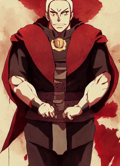 King Bradley from Fullmetal Alchemist Brotherhood with, Stable Diffusion