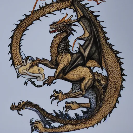Prompt: Joe Biden riding a dragon, detailed