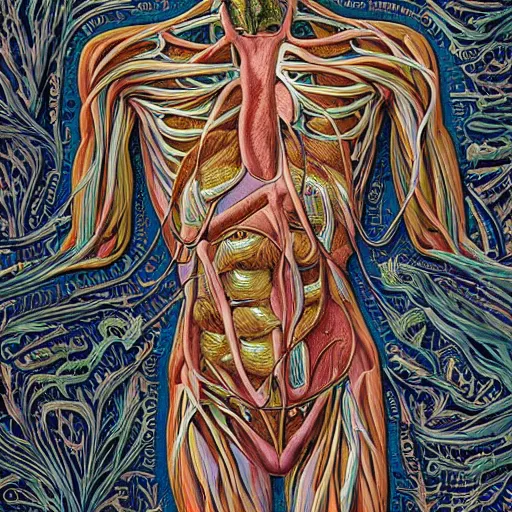 Image similar to anatomic body explosion by michael reedy