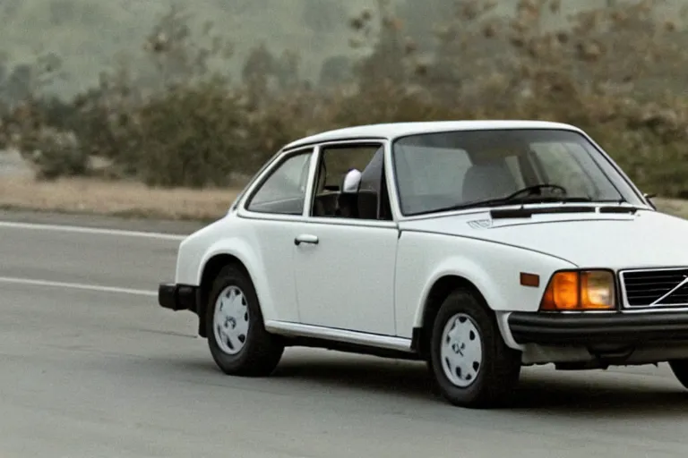 Prompt: 1978 Volvo ((((((((((((911)))))))))))), movie still, speed, cinematic Eastman 5384 film