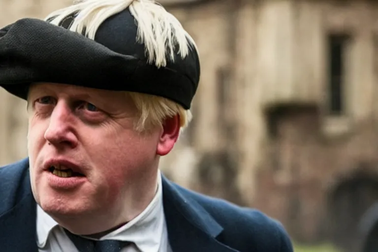 Image similar to boris johnson in peaky blinders