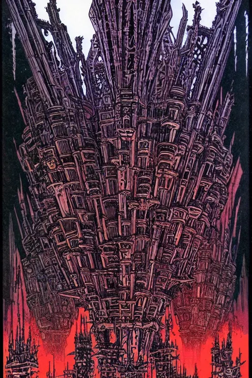 Image similar to castle by Philippe Druillet