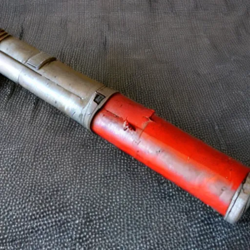 Image similar to lightsaber made in 1 9 3 0 in soviet union