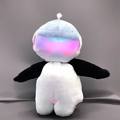 Prompt: cute fumo plush of an alien boy who loves to party, three point lighting, jellyfish, refractive optics, vray