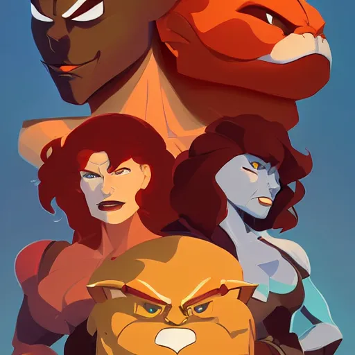 Image similar to face icon stylized minimalist thundercats, loftis, cory behance hd by jesper ejsing, by rhads, makoto shinkai and lois van baarle, ilya kuvshinov, rossdraws global illumination