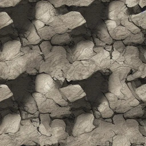 Image similar to 8k seamless texture of rock, dishonored style