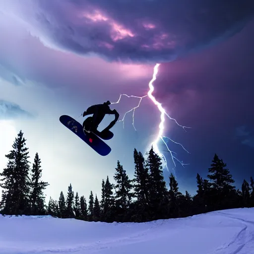 Prompt: jesus snowboarding on puffy volumetric clouds, volumetric illumination, dramatic lightning, 3 d, cinematic, 8 k