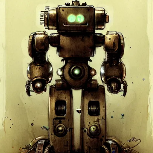 Image similar to robot by jean - baptiste monge