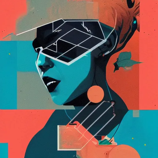 Image similar to @Atomiko profile picture by Sachin Teng, asymmetrical, Organic Painting , Matte Painting, geometric shapes, hard edges, graffiti, street art:2 by Sachin Teng:4