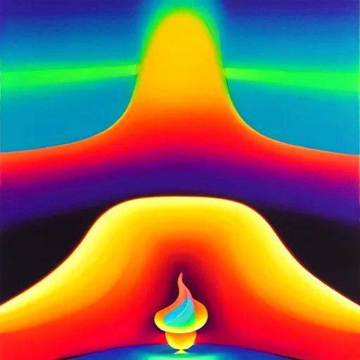 Prompt: flame design by shusei nagaoka, kaws, david rudnick, airbrush on canvas, pastell colours, cell shaded, 8 k