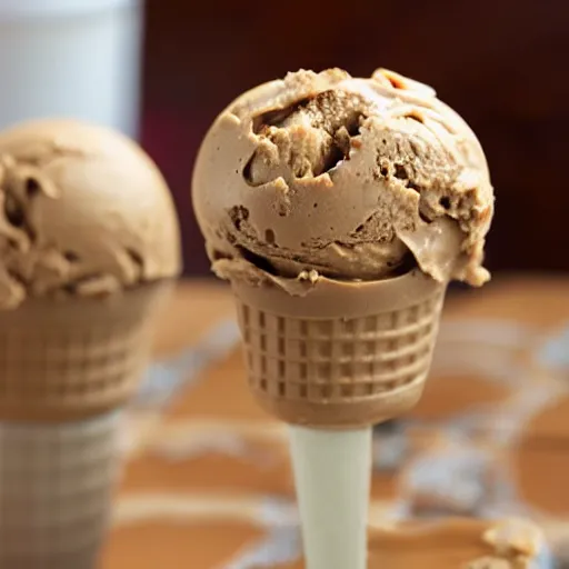 Prompt: peanut butter fudge ice cream