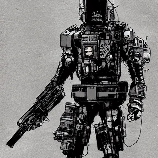 Image similar to the Rocinante, scifi, cyberpunk, in the style of Ashley Wood and Moebius