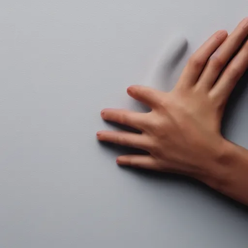 Image similar to picture of realistic human hands, white background