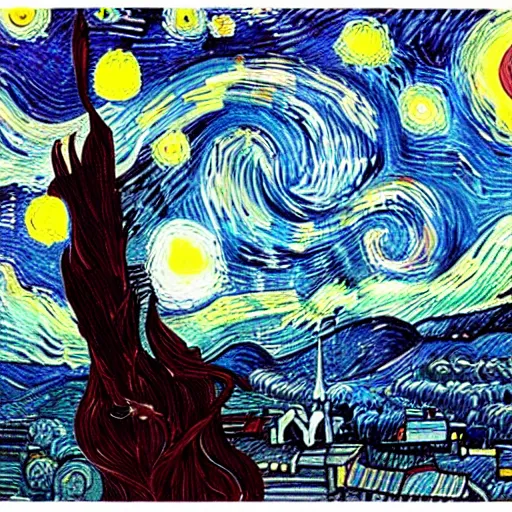 Image similar to tree of life https://media.discordapp.net/attachments/1005597369187958895/1006584269591810168/tree_of_life_starry_night_trending_on_artstation_pixiv_hyperdetailed_Unreal_Engine_4k_8k_ultra_HD_Stanley_Artgerm_Lau_WLOP_Rossdraw_-H_1024_-W_1024_-n_4_-i_-S_2718757138_ts-1660042433_idx-1.png