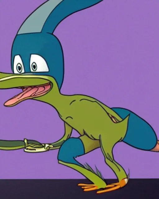 Image similar to perry the platypus as a xenomorph, movie still