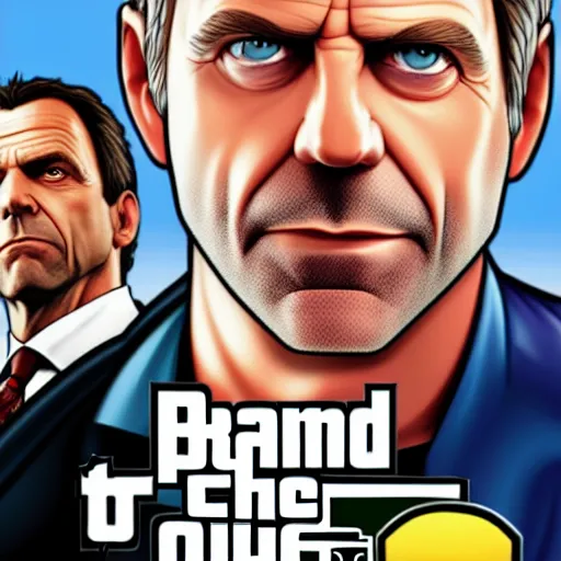 Prompt: dr. house new grand theft auto poster