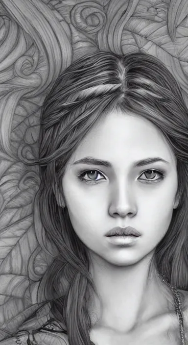 Image similar to highly detailed realistic portrait of a beautiful female character designs