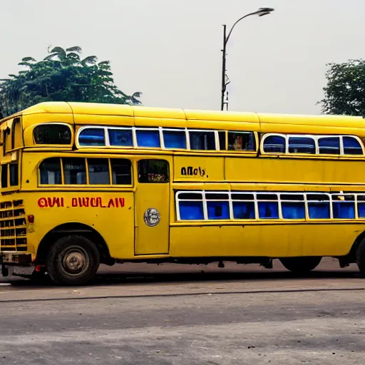 Image similar to yellow buses of lagos.