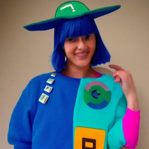 Image similar to woman in gamecube outfit