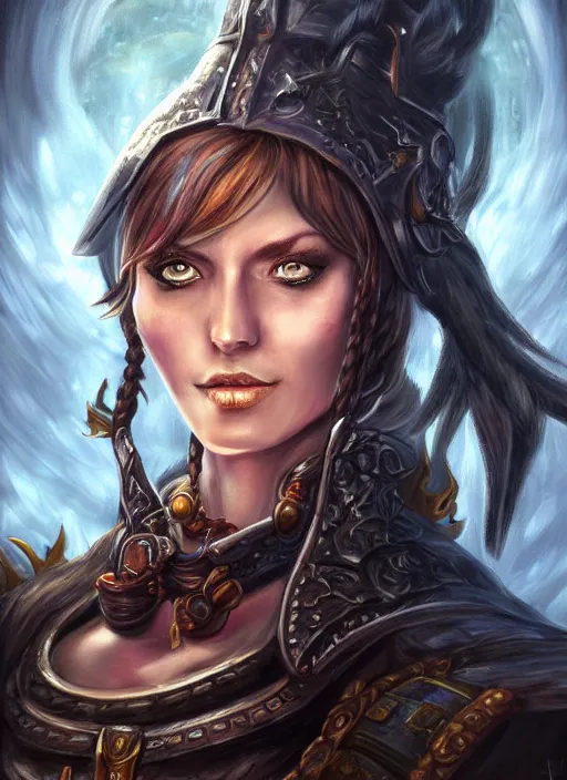 Image similar to a higly detailed airbrush full size portrait painting of a fantasy character, fantasy portrait, pinterest, baldur's gate, dynamic lighting, ambient lighting, deviantart, dndbeyond, dnd character portrait, full body