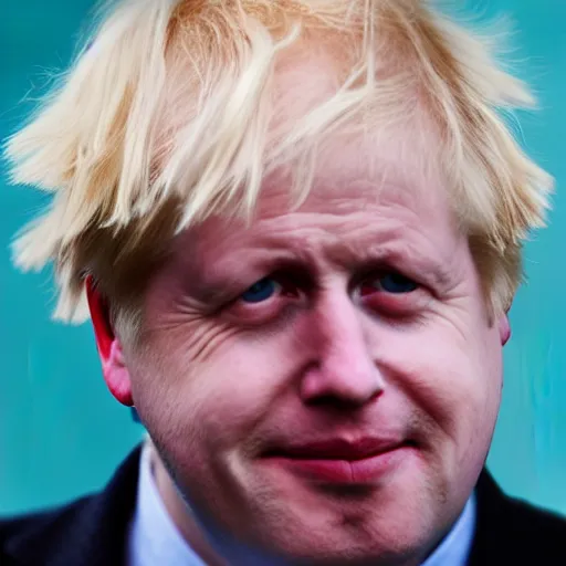 Prompt: boris johnson as a cute girl