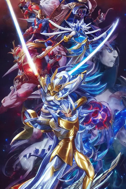 Image similar to 2 0 2 2 knights of the zodiac saint seiya battle for sanctuary hero suit armor comics mask minimalist verytoon nautiljon animes toei animation namco bandai, art by artgerm and greg rutkowski and magali villeneuve