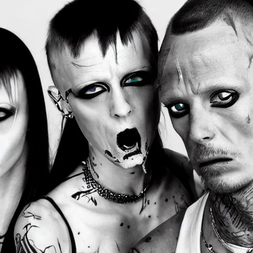 Image similar to die antwoord