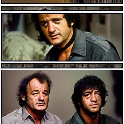 Image similar to bill murray is john rambo