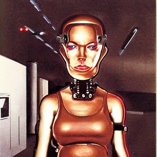 Image similar to female terminator