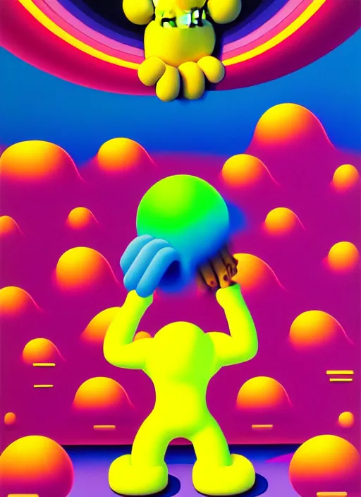 Image similar to big cartoon explosion by shusei nagaoka, kaws, david rudnick, airbrush on canvas, pastell colours, cell shaded!!!, 8 k