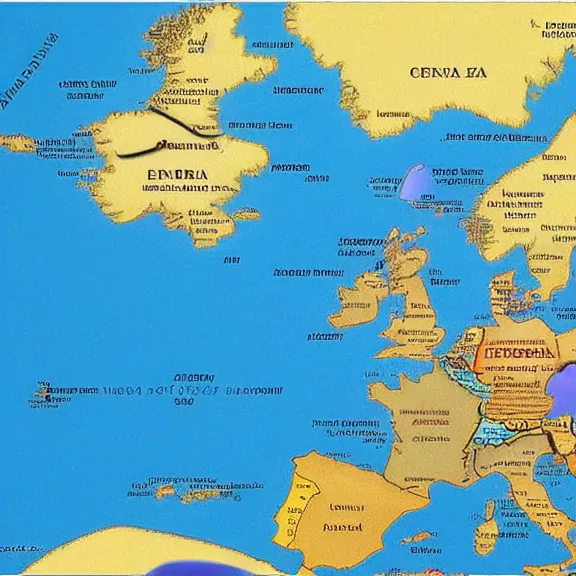 Image similar to World map with Europe missing