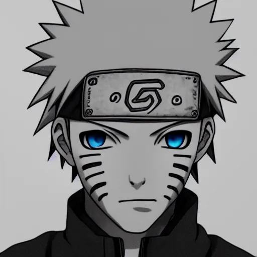 Image similar to Realistic portrait of Naruto Uzumaki from the anime Naruto