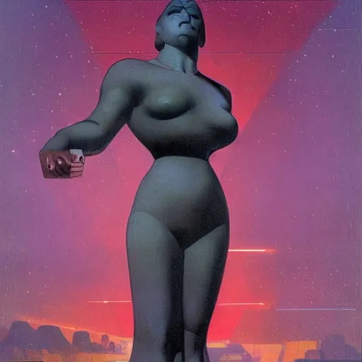 Image similar to Futuristic Soviet Propaganda posters, Vincent Di Fate, minimalistic, hyperrealistic surrealism, award winning masterpiece with incredible details, epic stunning, infinity pool, a surreal vaporwave liminal space, highly detailed, trending on ArtStation, artgerm and greg rutkowski and alphonse mucha, daily deviation, IAMAG, broken giant marble head statue ruins, nightscape, milkyway